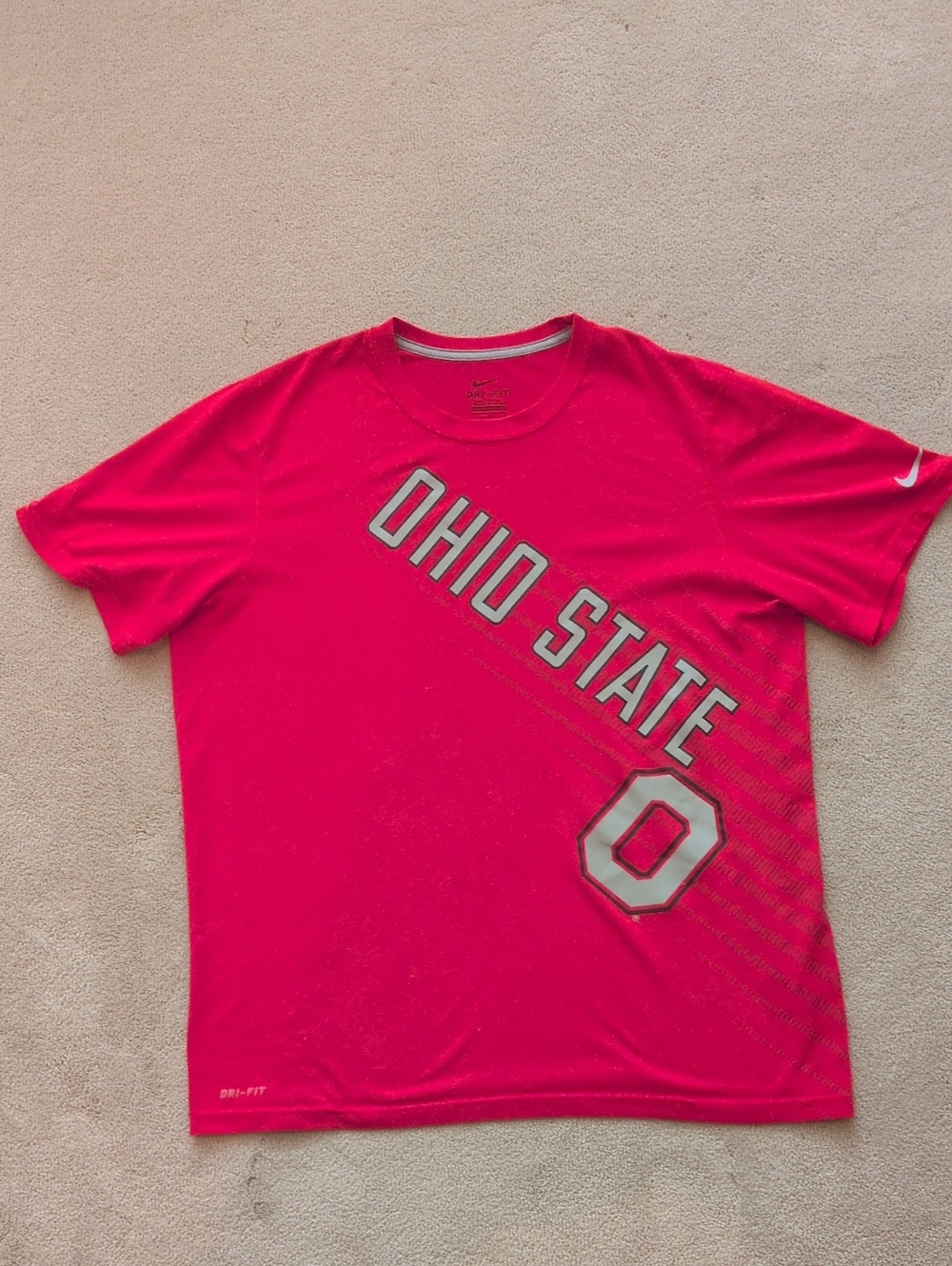 Nike Red Ohio State Graphic Tee